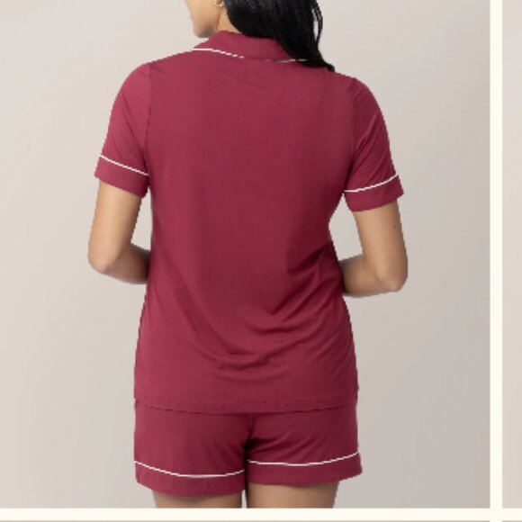 NWT - Kindred Bravely Clea Classic Short Sleeve Maternity Pajama Set -Medium - Picture 2 of 7
